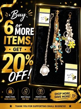 Mixed Pendant Necklace & Charm Set - Turquoise, Gold, Pearl Accents